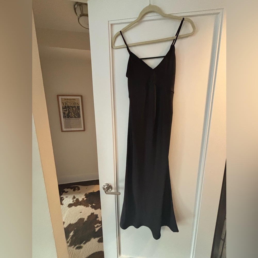 Free People Black Textured Dress